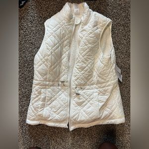 White Walmart vest